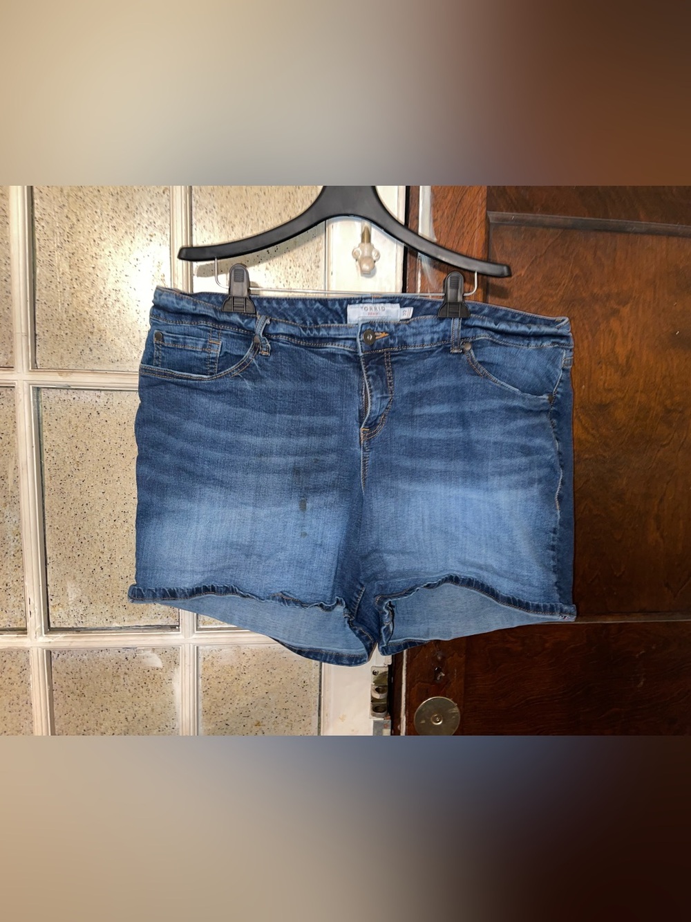 Women’s Blue Denim Shorts - Size 22